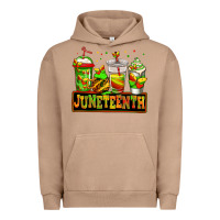 Pigment Burro juneteenth afro coffee cups Urban Hoodie - Jasminsmagicworld