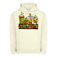 Pigment Pistachio juneteenth afro coffee cups Urban Hoodie - Jasminsmagicworld