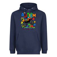 Navy autism crusher Heavyweight Hoodie - RanaPortraitStore