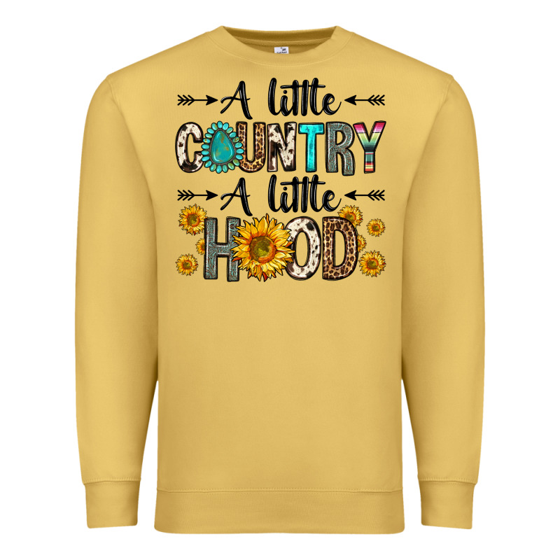 A Little Country A Little Hood Premium Sweatshirt by Zillion Design Studio | Teevron