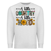 Oatmeal Heather a little country a little hood Premium Sweatshirt - Zillion Design Studio