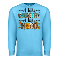 Ocean Blue a little country a little hood Premium Sweatshirt - Zillion Design Studio
