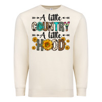 Sandshell a little country a little hood Premium Sweatshirt - Zillion Design Studio