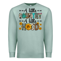 Seafoam a little country a little hood Premium Sweatshirt - Zillion Design Studio