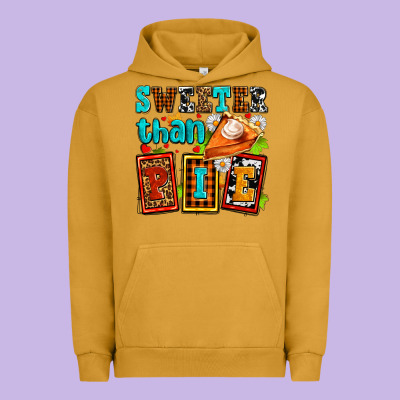 Sweeter Than Pie With Pumpkin Pie Urban Hoodie Designed By Adodesignshop