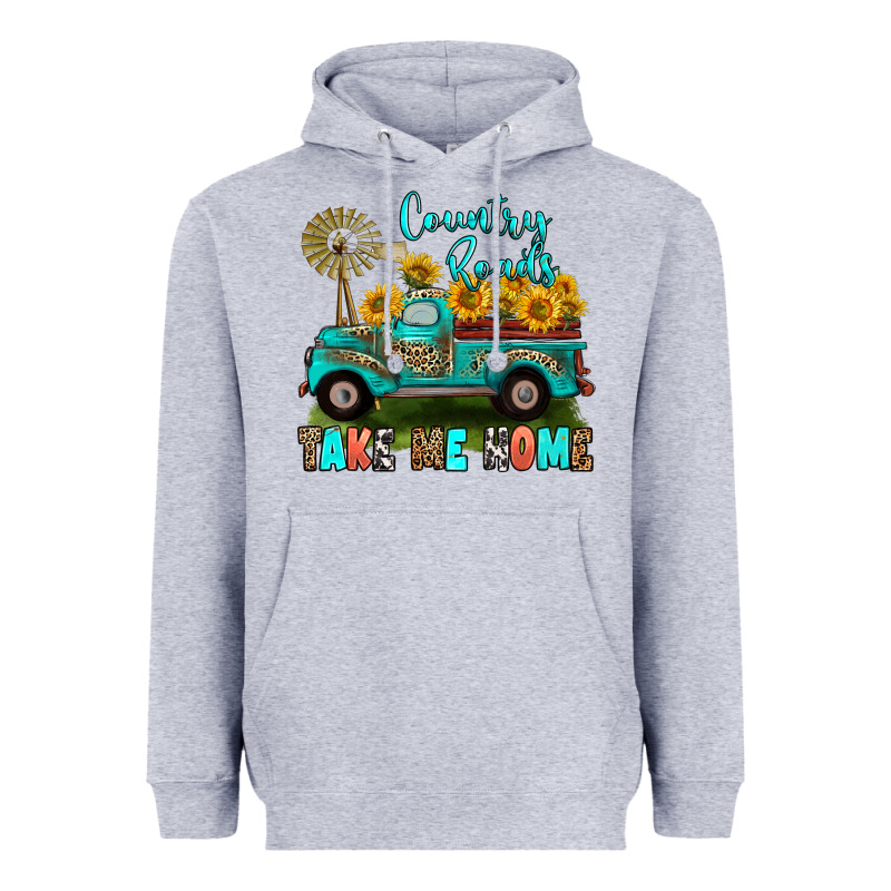 Country Roads Take Me Home Heavyweight Hoodie by RanaPortraitStore | Teevron