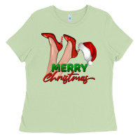 Matcha merry Christmas heels Ladies Tee - BarkalooDesign