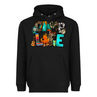 Black camp life Heavyweight Hoodie - RanaPortraitStore
