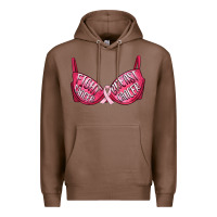Chestnut Fight cancer breast cancer bra Premium Hoodie - Artiststas