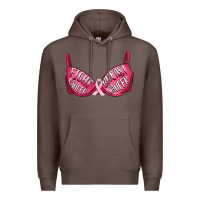 Coffee Fight cancer breast cancer bra Premium Hoodie - Artiststas