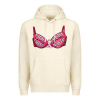 Sandshell Fight cancer breast cancer bra Premium Hoodie - Artiststas