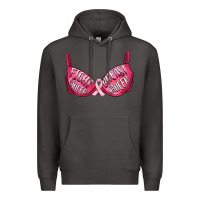 Smoke Fight cancer breast cancer bra Premium Hoodie - Artiststas
