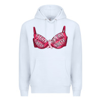 White Fight cancer breast cancer bra Premium Hoodie - Artiststas