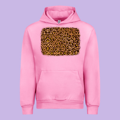 Leopard Glitter Background Urban Hoodie Designed By Jahusdesignshop