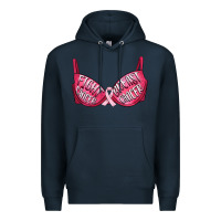 Navy Fight cancer breast cancer bra Premium Hoodie - Artiststas