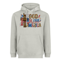 Moon Dust god  bless america with cross Heavyweight Hoodie - RanaPortraitStore