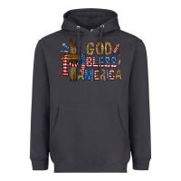 Smoke god  bless america with cross Heavyweight Hoodie - RanaPortraitStore