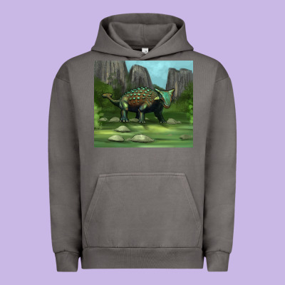 Ankylosaurus Tumbler Urban Hoodie Designed By Artiststas