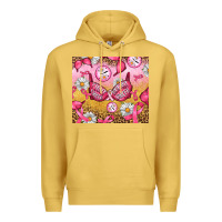 Antique Gold Hour Breast Cancer Bra Premium Hoodie - Artiststas