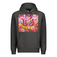 Charcoal Heather Hour Breast Cancer Bra Premium Hoodie - Artiststas