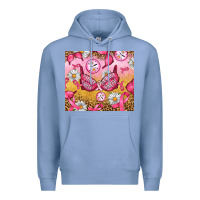 Colony Blue Hour Breast Cancer Bra Premium Hoodie - Artiststas