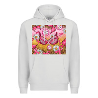 Dove Grey Hour Breast Cancer Bra Premium Hoodie - Artiststas