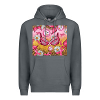 Rock Hour Breast Cancer Bra Premium Hoodie - Artiststas