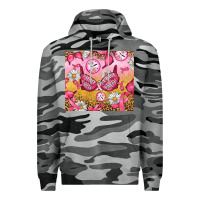 Slate Camo Hour Breast Cancer Bra Premium Hoodie - Artiststas