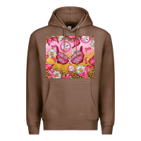 Chestnut Hour Breast Cancer Bra Premium Hoodie - Artiststas