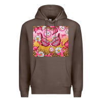 Coffee Hour Breast Cancer Bra Premium Hoodie - Artiststas