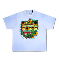 Grape Ice Ohio Map Sunflower Cactus Serape Urban Heavy Tee - RanaPortraitStore