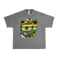 Tornado Ohio Map Sunflower Cactus Serape Urban Heavy Tee - RanaPortraitStore