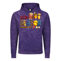 Cloud Purple tis the season softball Vintage Hoodie - AdoDesignShop