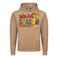 Vintage Coffee tis the season softball Vintage Hoodie - AdoDesignShop