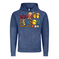 Vintage Denim tis the season softball Vintage Hoodie - AdoDesignShop
