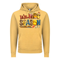 Vintage Mustard tis the season softball Vintage Hoodie - AdoDesignShop