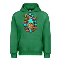 Emerald gemstone pumpkin fall Urban Hoodie - JahusDesignShop