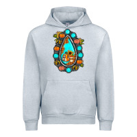 Heather Grey gemstone pumpkin fall Urban Hoodie - JahusDesignShop