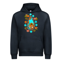 Navy gemstone pumpkin fall Urban Hoodie - JahusDesignShop