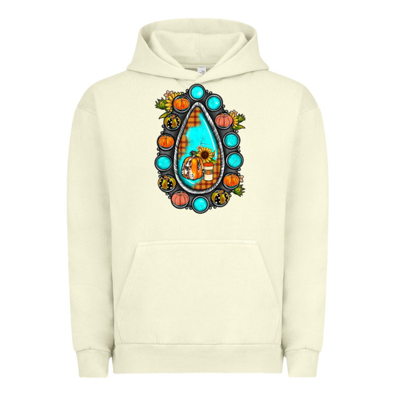Gemstone Pumpkin Fall Urban Hoodie by JahusDesignShop | Teevron