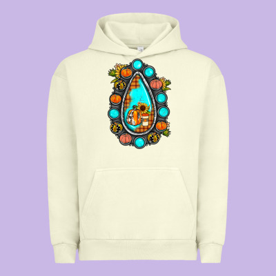 Gemstone Pumpkin Fall Urban Hoodie Designed By Jahusdesignshop