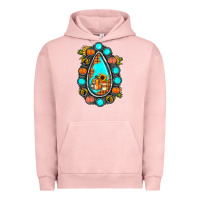 Pigment Salmon gemstone pumpkin fall Urban Hoodie - JahusDesignShop
