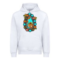 White gemstone pumpkin fall Urban Hoodie - JahusDesignShop