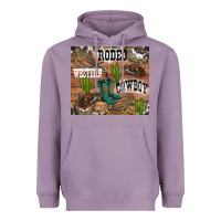 Lavender western rodeo Heavyweight Hoodie - RanaPortraitStore