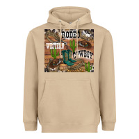 Mushroom western rodeo Heavyweight Hoodie - RanaPortraitStore