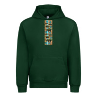 Forest Green dinosaur ankylosaurus pen wrap Urban Hoodie - Artiststas