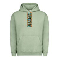 Pigment Oil Green dinosaur ankylosaurus pen wrap Urban Hoodie - Artiststas