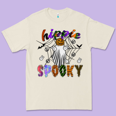 Hippie Spooky Premium Tee Designed By Sublimationcraftshop