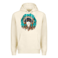 Tofu bull skull indian headdress Premium Hoodie - JahusDesignShop