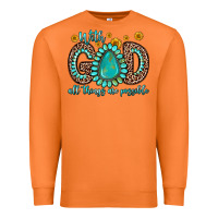 Carrot with god all things are possible gemstone Premium Sweatshirt - Zillion Design Studio